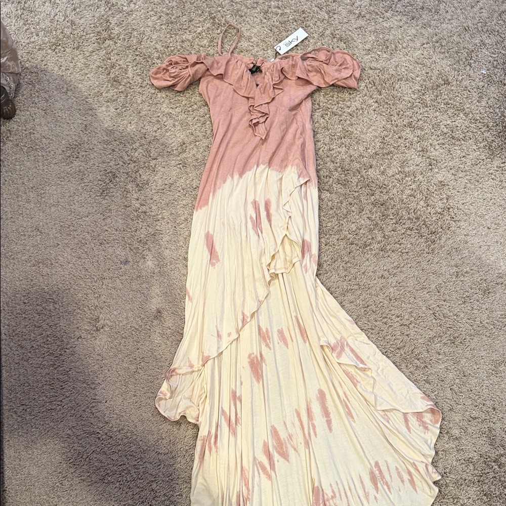SKY TIE DYE DRESS